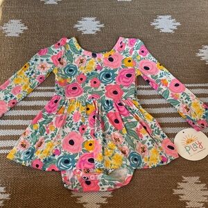 Little Sleepies Secret Garden Floral Twirl Dress